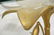 Arthur Court Lily Dinette Table with Glass top. - 9