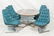 70's Chromcraft Modern Dining Set with 6 Kagan St