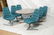 70's Chromcraft Modern Dining Set with 6 Kagan St - 2