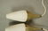 Pair Modernist Aluminum and Frosted White Glass P - 2