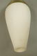 Pair Modernist Aluminum and Frosted White Glass P - 6