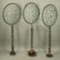 Lot 3 Round Table Top Magiscopes. Industrial scul