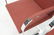 Pr BRNO Chrome Frame Arm Lounge Chairs. Burgundy - 6