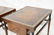 Pair of Grosfeld House style Leather top end tabl - 3