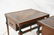 Pair of Grosfeld House style Leather top end tabl - 4