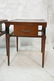 Pair of Grosfeld House style Leather top end tabl - 5