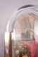 Arched Lucite Hanging Wall Mirror. Molded lucite - 10