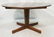 Danish Modern Teak Dining Table. Round Top on Ped