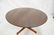 Danish Modern Teak Dining Table. Round Top on Ped - 3