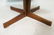 Danish Modern Teak Dining Table. Round Top on Ped - 4