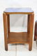 Lot 3 Art Deco Cobalt Mirror Tables. Two tables - 9