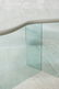 Modern style Side Table Desk. Gray lacquer kidney - 3