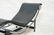 Le CORBUSIER "LC4" style Chaise Lounge. Black Met - 3