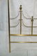 MASTERCRAFT Gold Tone And Brass Poster Headboard. - 4