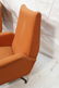 Pr Italian style Lounge Chairs. Tall tapered back - 5