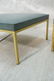 Pr Oversized KNOLL style Metal base Ottoman Stool - 4