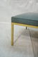 Pr Oversized KNOLL style Metal base Ottoman Stool - 5