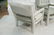 Pr Milo Baughman style open arm Lounge Chairs. Pa - 8
