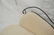 Decorator Black Iron Bench Love Seat. Oatmeal fab - 3