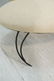Decorator Black Iron Bench Love Seat. Oatmeal fab - 7