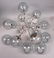 Chrome & Smoked Glass Modernist SPUTNIK Hanging L