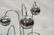 Pr Chrome arched arm table lamps. Italian 1970's. - 4