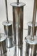 Pr Chrome arched arm table lamps. Italian 1970's. - 6