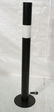 Black Column Floor Lamp. Frosted glass stripe ill