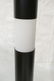 Black Column Floor Lamp. Frosted glass stripe ill - 3