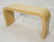 Grass Cloth Covered Console Table. Springer style
