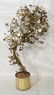 C JERE Raindrop Mixed Metal Tree. Gold tone plant