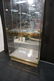 80's Lucite & Gold Tone Curio Display Cabinet. Tw - 6