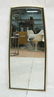 Turner Decorative Wall Mirror. Gold metal with bl