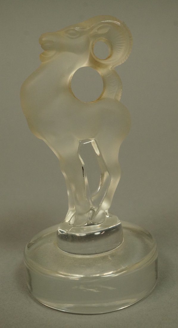 Lalique French crystal small antelope figure. Mar (1 of 5)