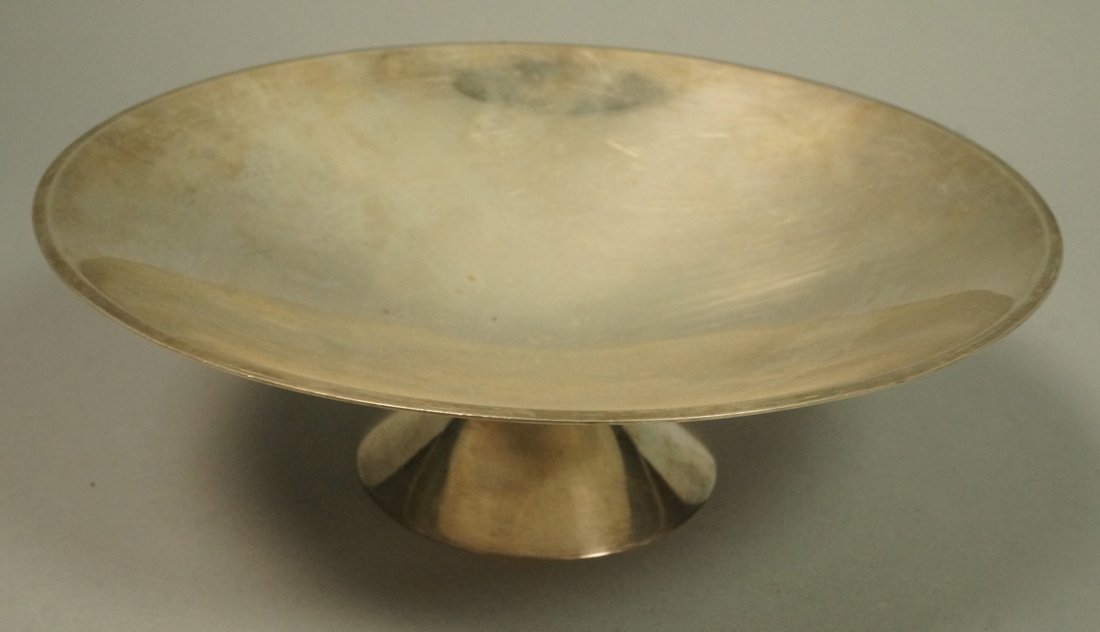 TIFFANY & CO Sterling Modernist Compote. Footed B (1 of 5)