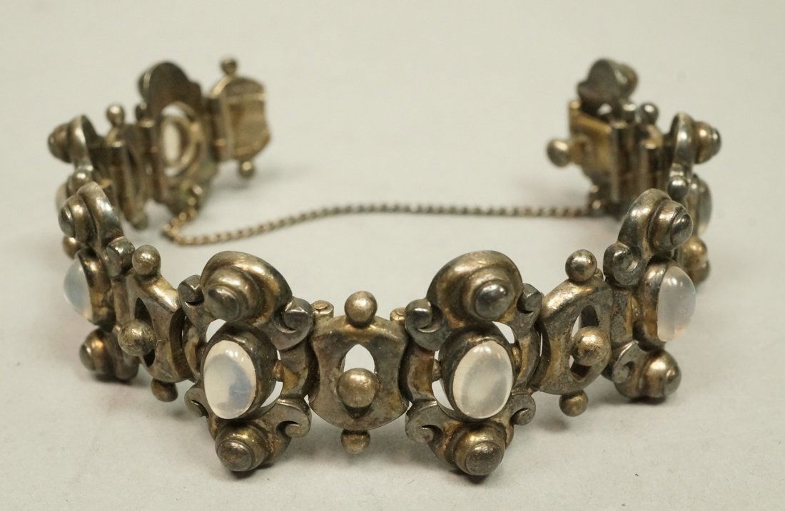 ANTONIO PINEDA Sterling Moonstone Mexican Bracele (1 of 5)