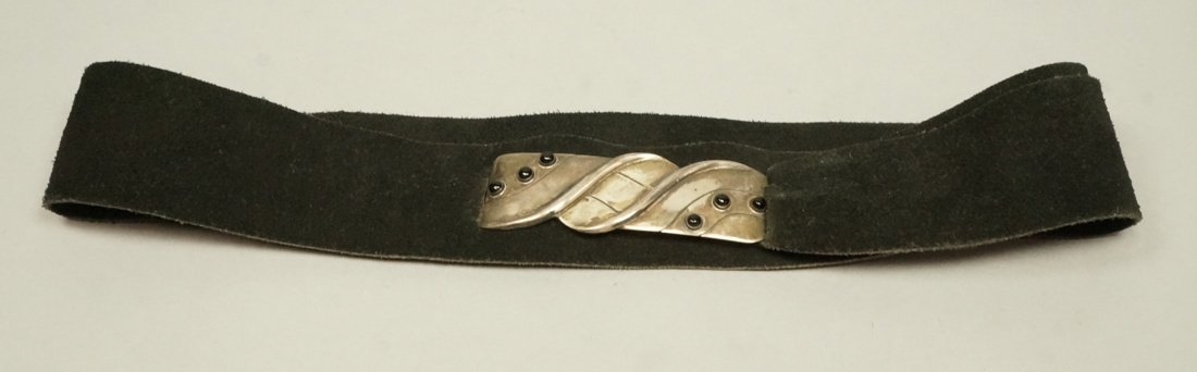 WILLIAM SPRATLING Sterling Belt Buckle. Modernist (1 of 3)