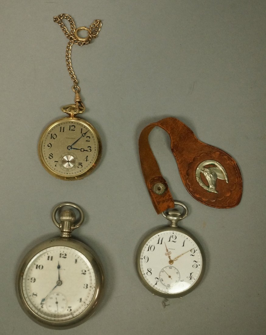 Three Vintage Pocket watches. 1) HERALD Swiss mov (1 of 7)