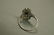 Art Deco Platinum Diamond and Sapphire Ring. Fil - 2