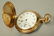 14K Gold Elgin Pocket Watch. Fancy Engraved Closed Case