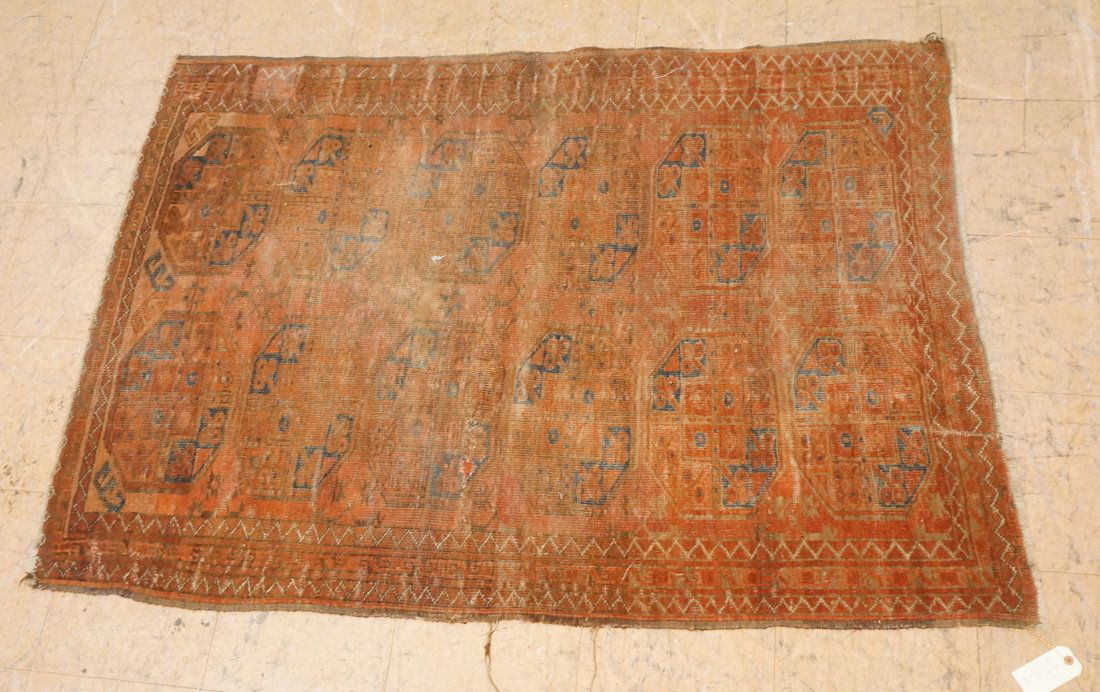 5'6x 3'9 Burgundy oriental carpet rugs with repea (1 of 6)