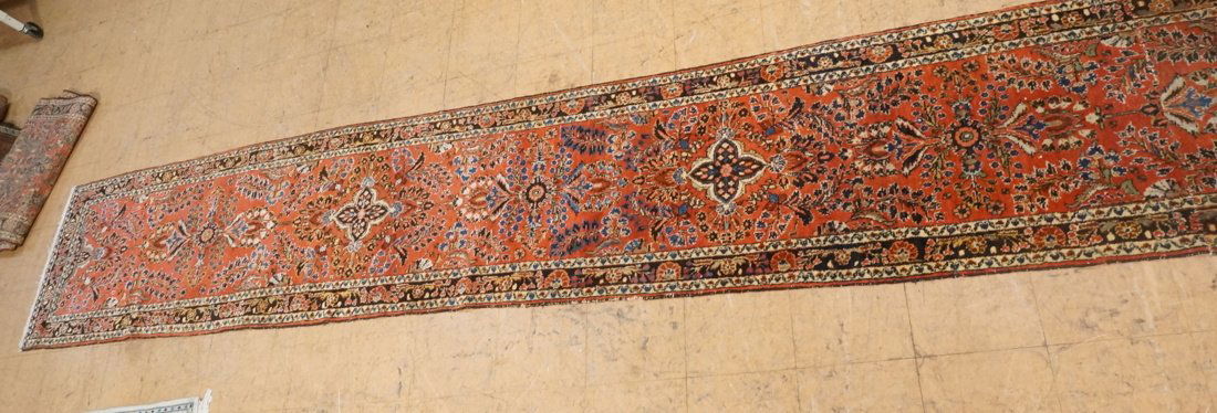 16'3 x 2'8 Handmade oriental carpet runner Burgun (1 of 8)