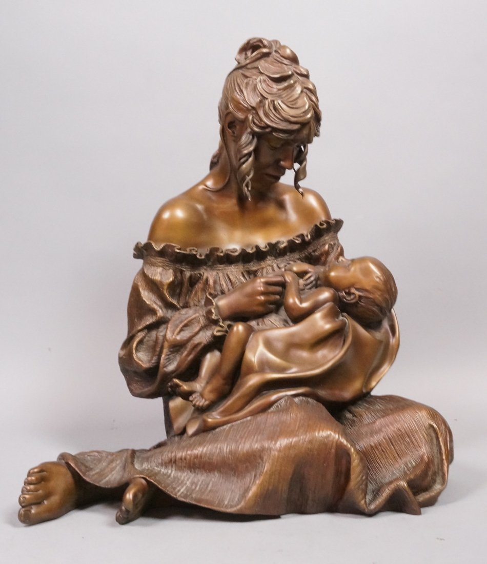 RAMON PARMENTER Signed Bronze Figural Sculpture. (1 of 10)