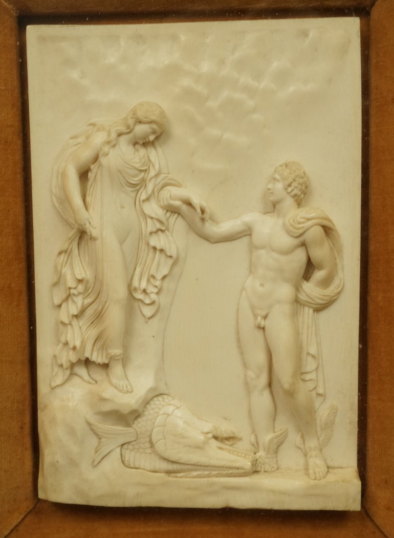 Antique Finely Carved Plaque. Perseus and nymph A (1 of 6)