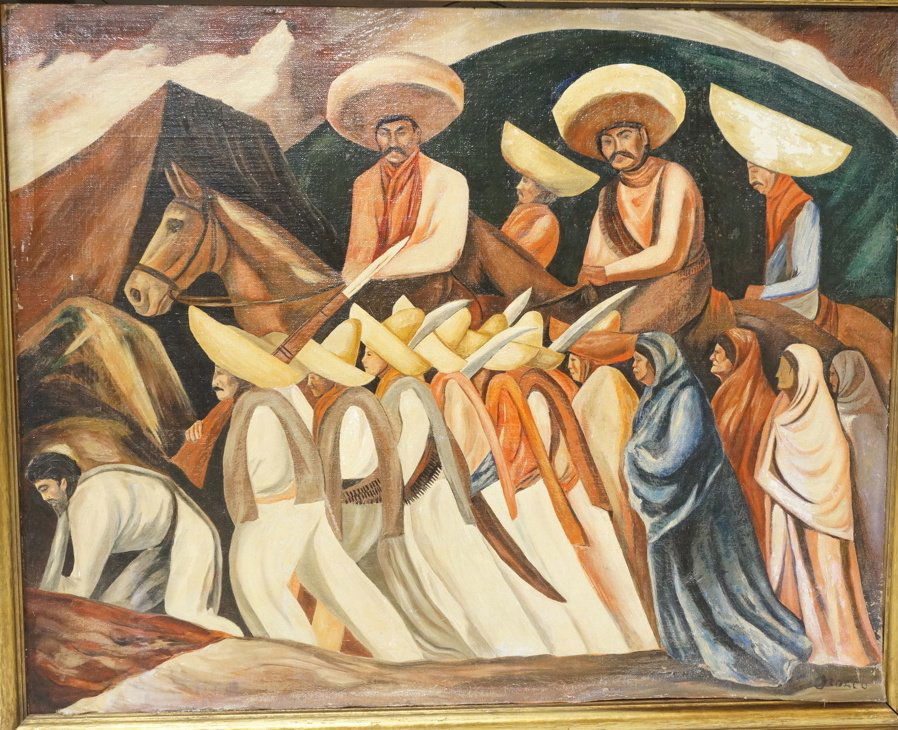 Mexican Oil Painting. Signed OROZCO. Mexican Sold (1 of 10)