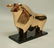 Modernist Polished Solid Bronze Bull Table Sculpture - 2