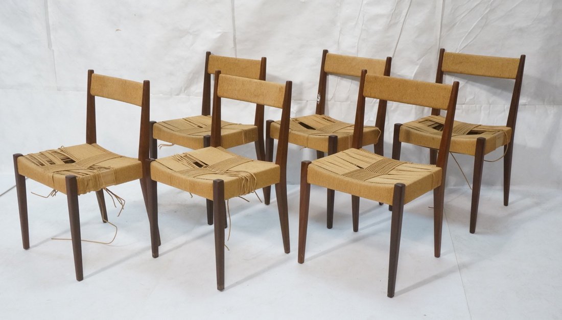 Set of 6 Danish Teak Dining Chairs. (1 of 7)