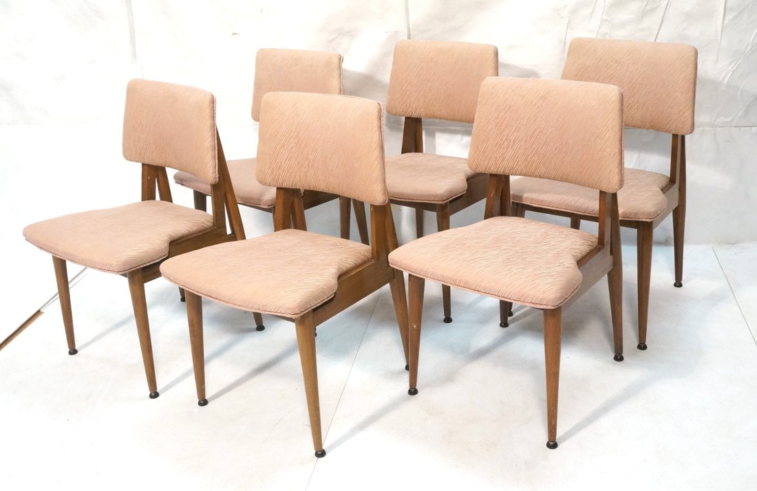 Set 6 American Modern Dining Chairs.  tapered Leg (1 of 10)