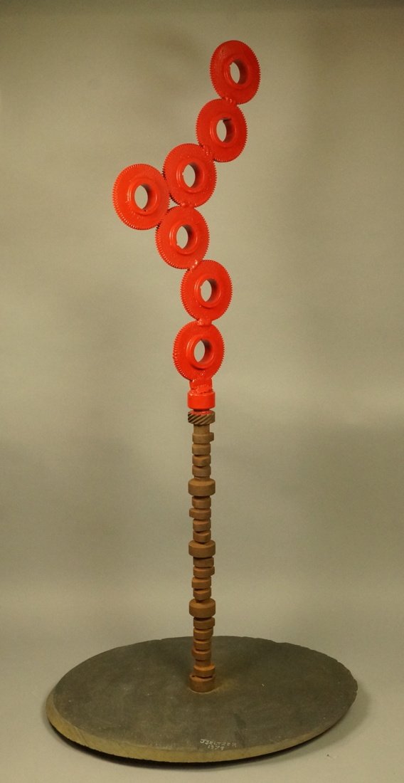 JOSEPH SELTZER Industrial Floor Sculpture. Modern (1 of 6)