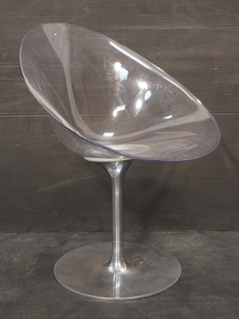 Lucite & Chrome Lounge Chair. KARTELL with STARCK (1 of 5)